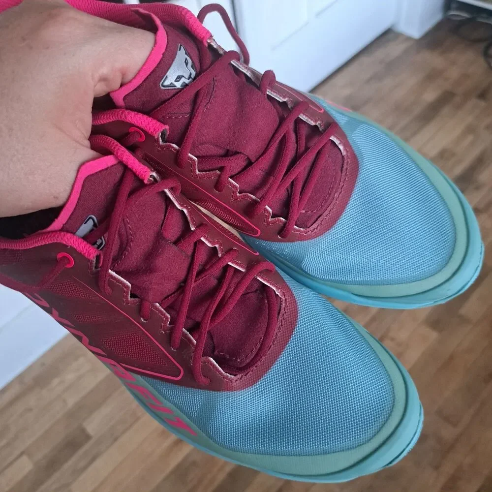 Dynafit Women's Alpine Trail Running Tennis Shoe Beet Pink/Marine Blue Size 11